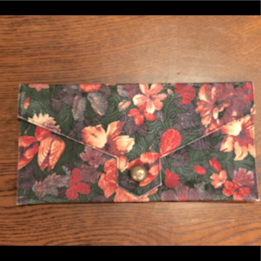 Urban Outfitters floral envelope clutch